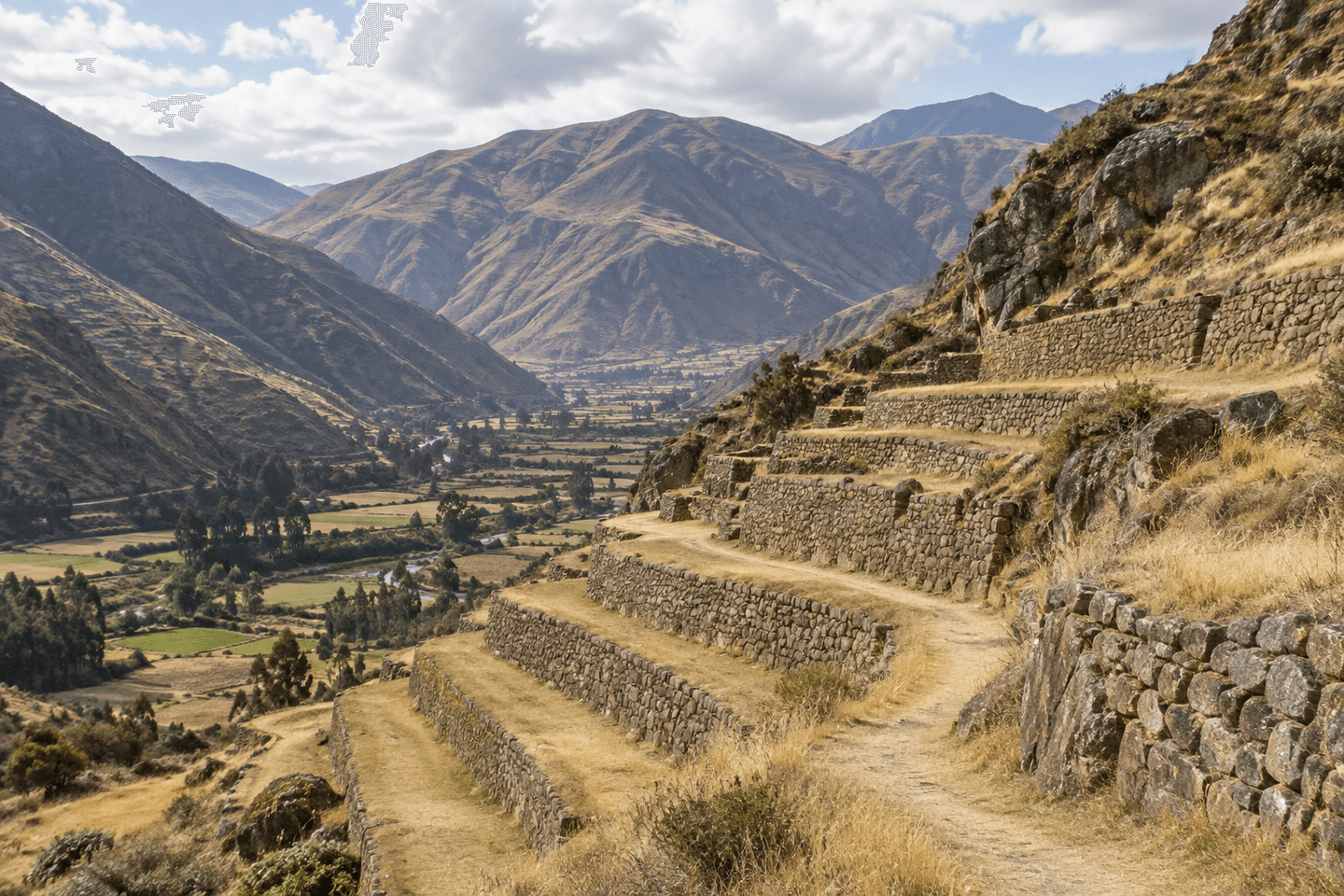 Sacred Valley landscape in Peru